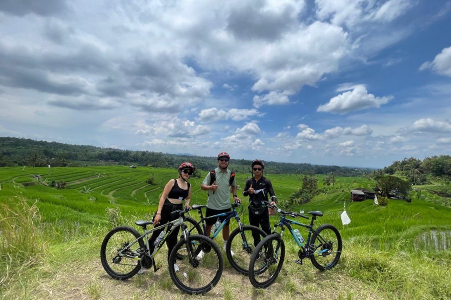 cycling at jatiluwih